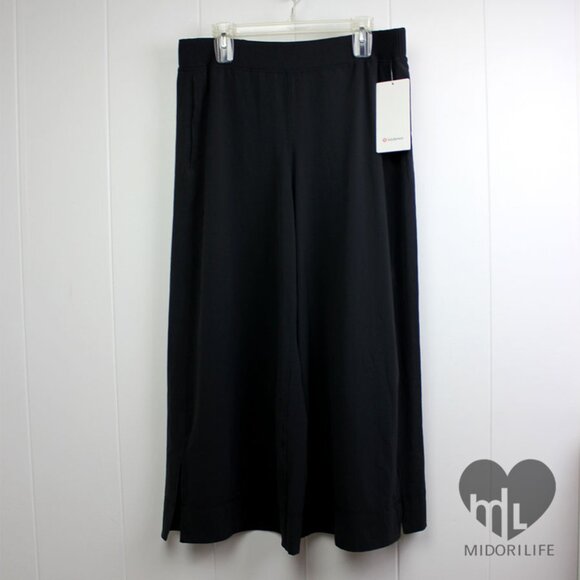 LULULEMON Stretch Woven High-Rise Wide-Leg Cropped Pant - Picture 6 of 14